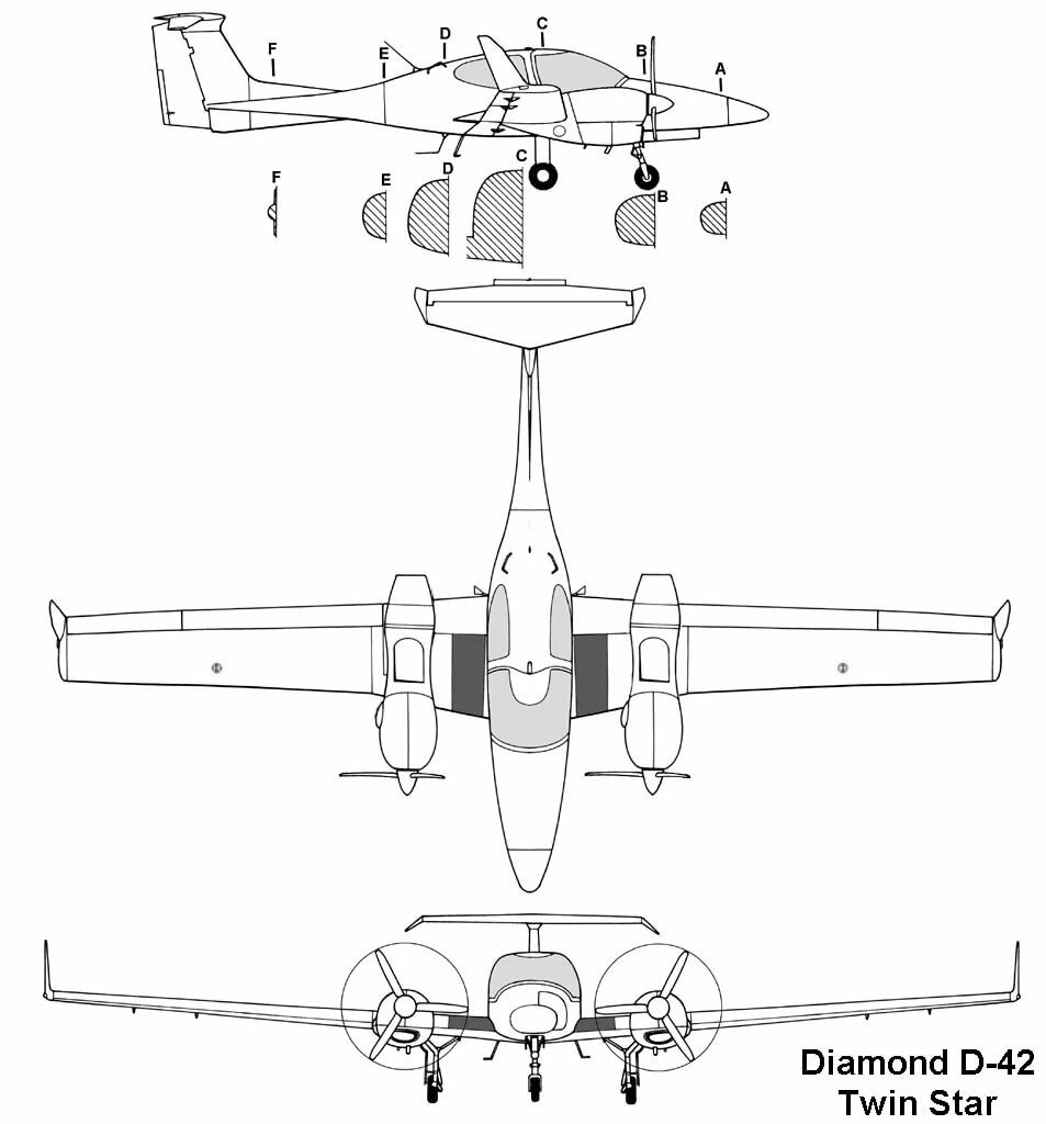 volo privato sul Diamond DA42 Twinstar